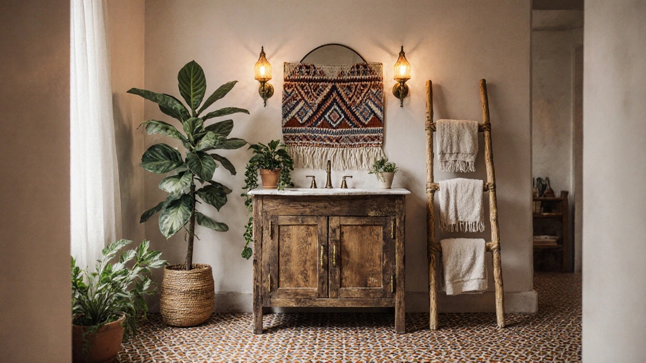 How to Create a Bohemian Bathroom - Simple Steps & Design Tips